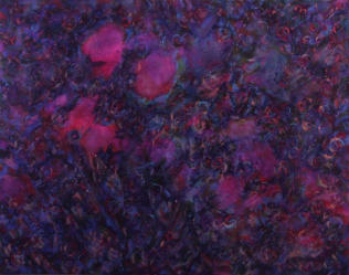 "Life Glow XIV" ©Annette Ragone Hall -acrylic on canvas - 48" x 60"